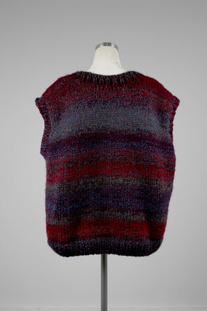 Oversized Hand-knit Vest - Tae With Jane NY