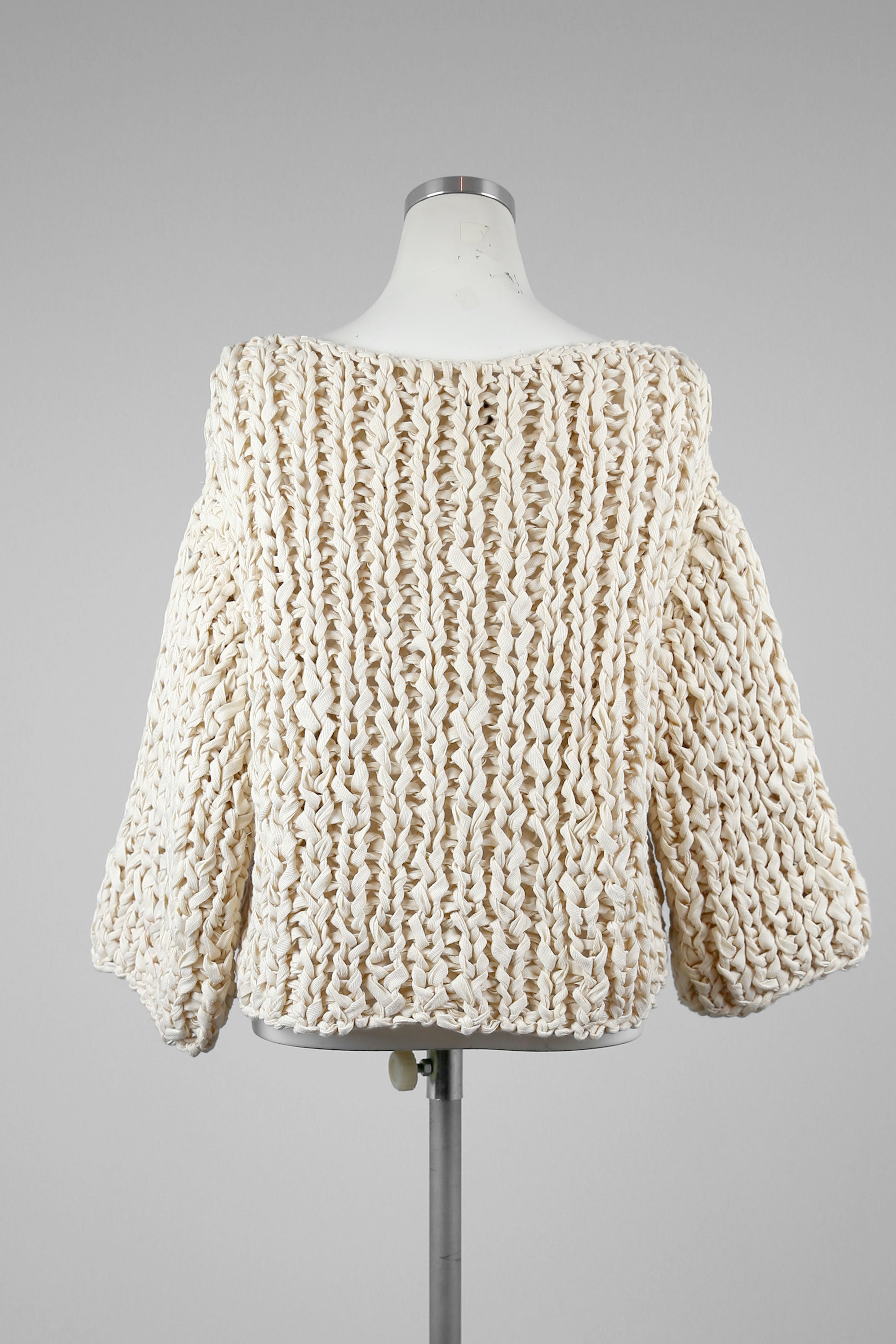 Ivory Chunky Knit Sweater - Tae With Jane NY
