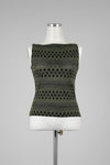 Olive Green and Black Top - Tae With Jane NY