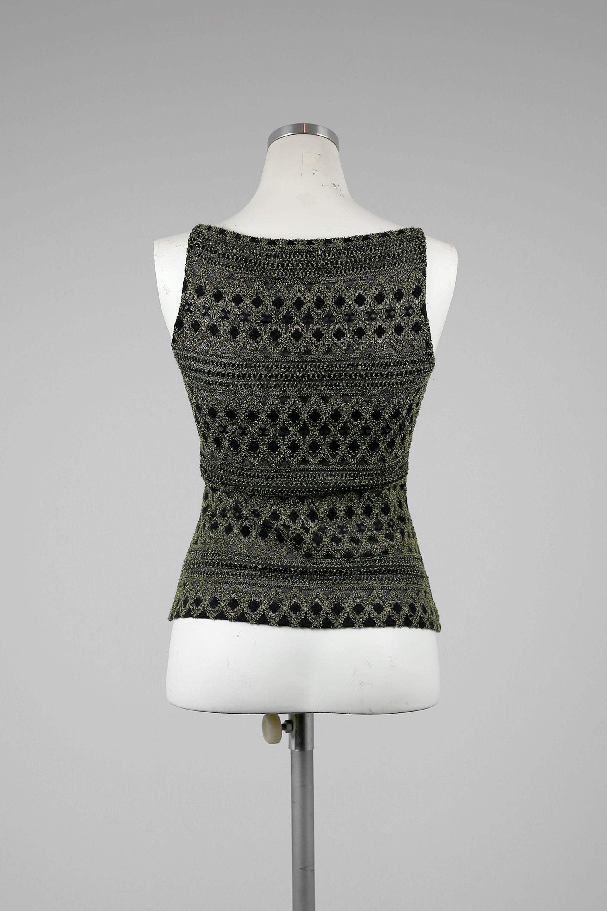 Olive Green and Black Top - Tae With Jane NY