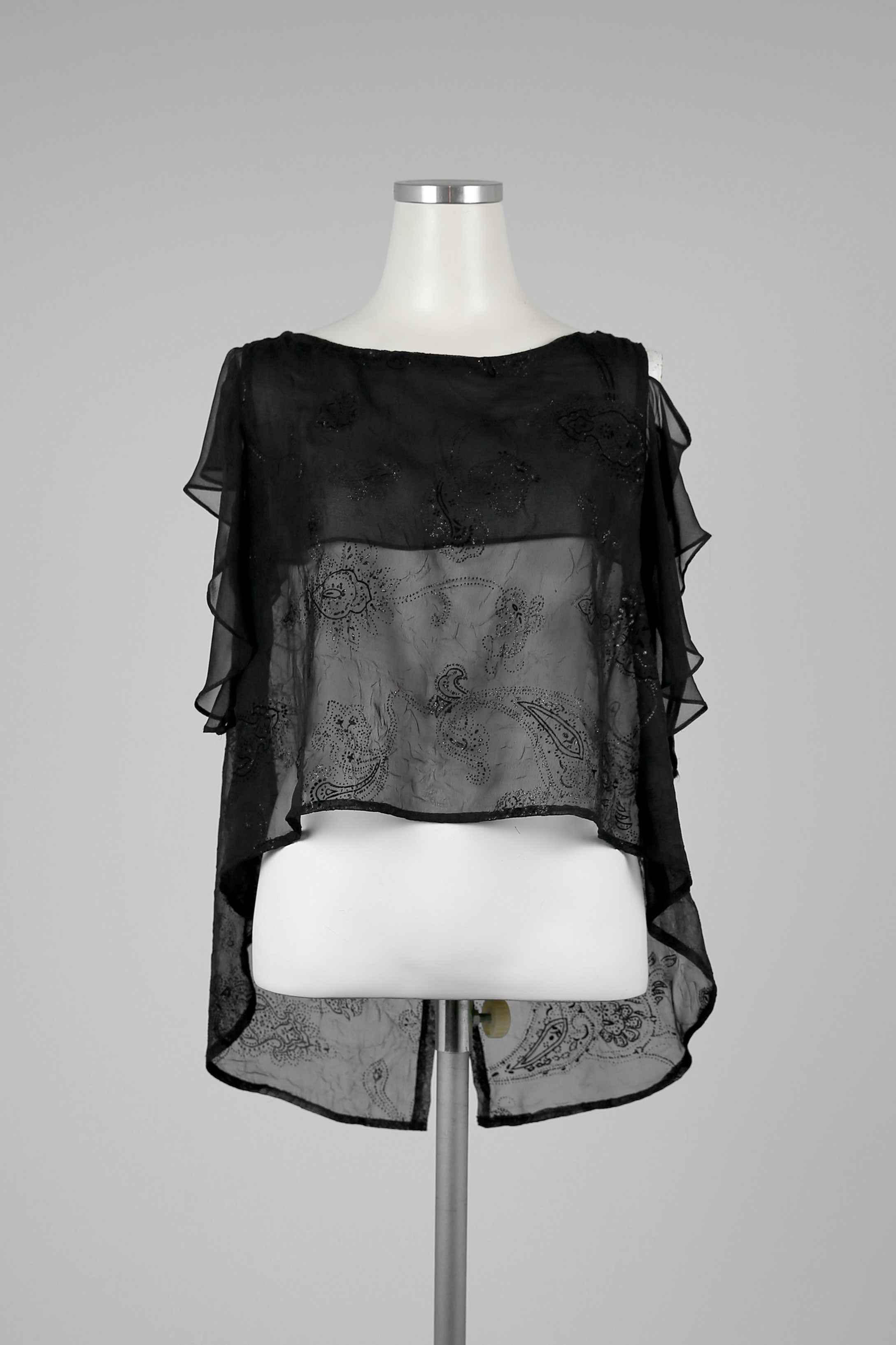 Jacquard See Through Top - Tae With Jane NY