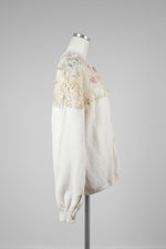 Ivory Cotton Knit Cardigan - Tae With Jane NY