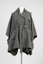 Olive Romantic Trench Coat - Tae With Jane NY