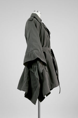 Olive Romantic Trench Coat - Tae With Jane NY