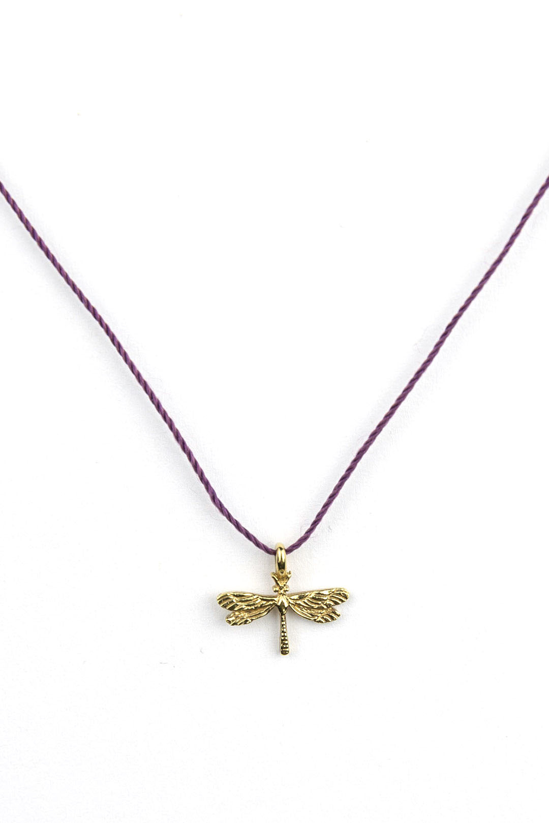 Gold Dragonfly Necklace