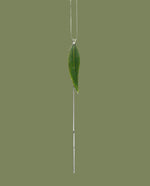Sterling Silver Chain with Leaf Pendant - Tae With Jane NY