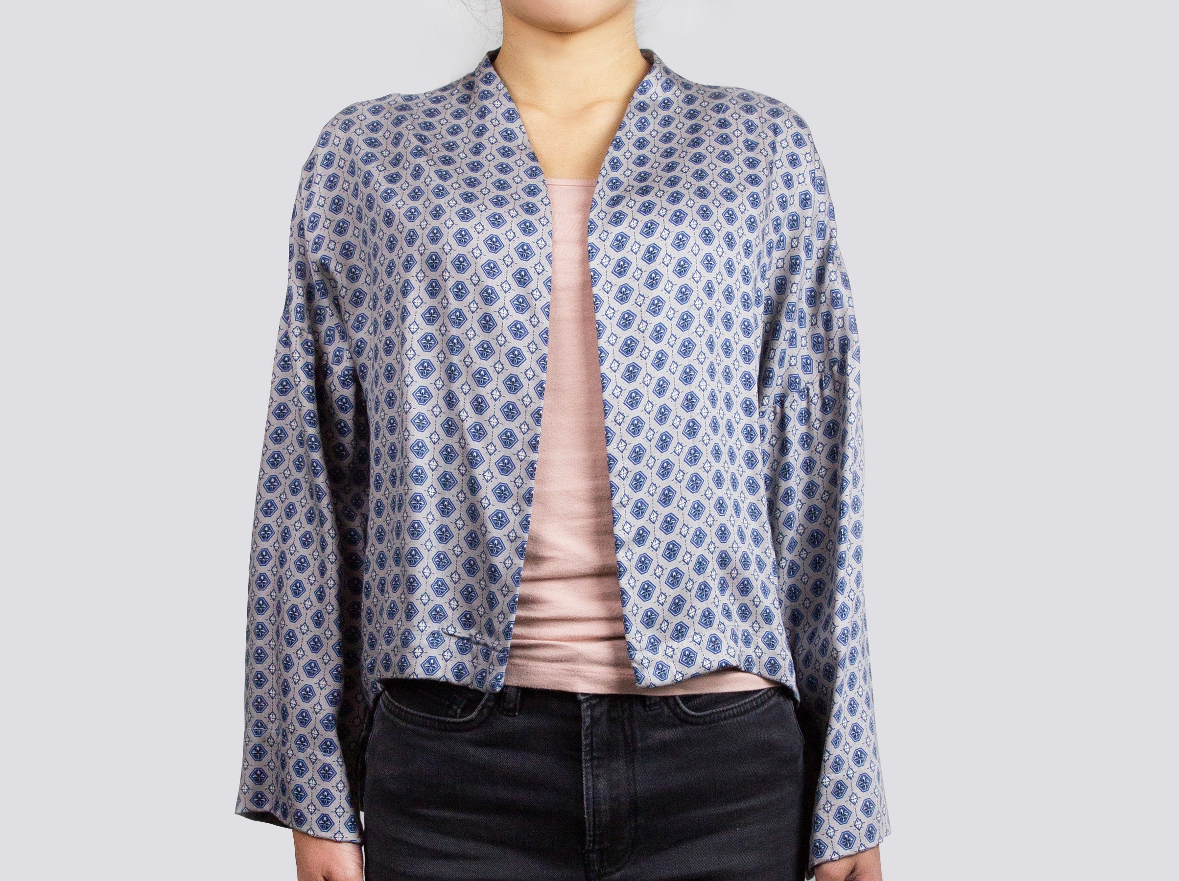 Semi-high Neckline Jacket - Tae With Jane NY