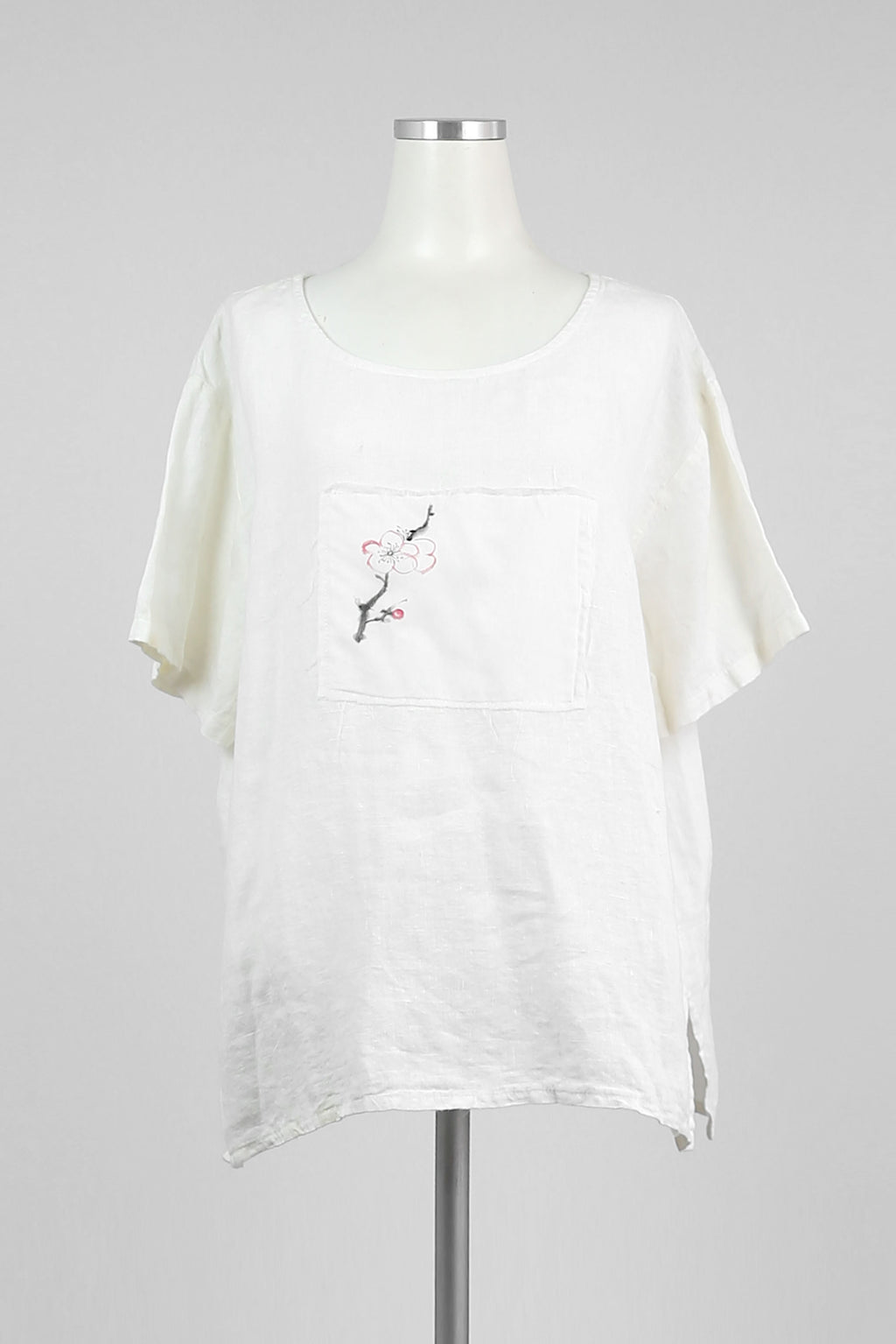 White Linen Top - Tae With Jane NY