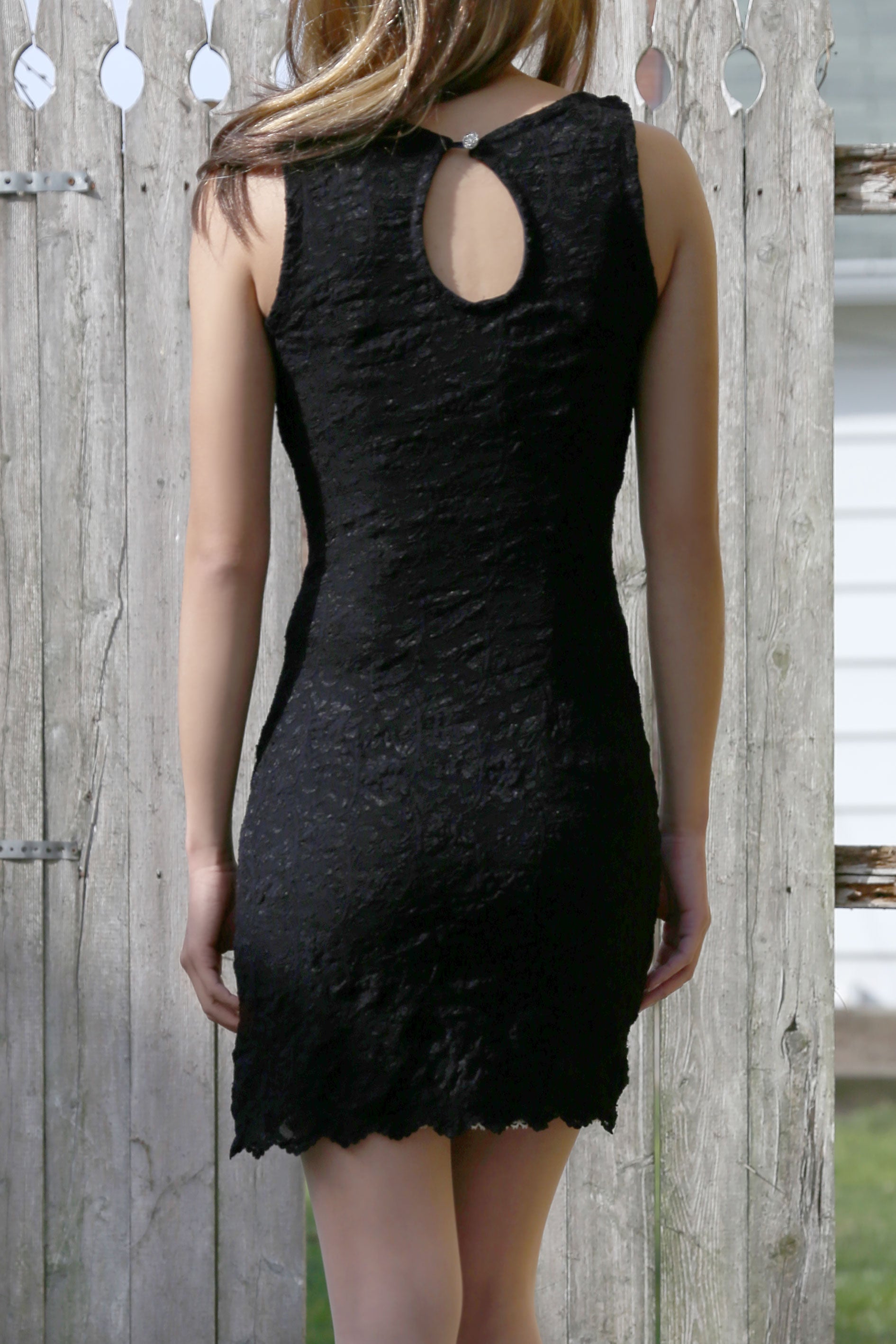 Perfect Fit Black Cocktail Dress - Tae With Jane NY