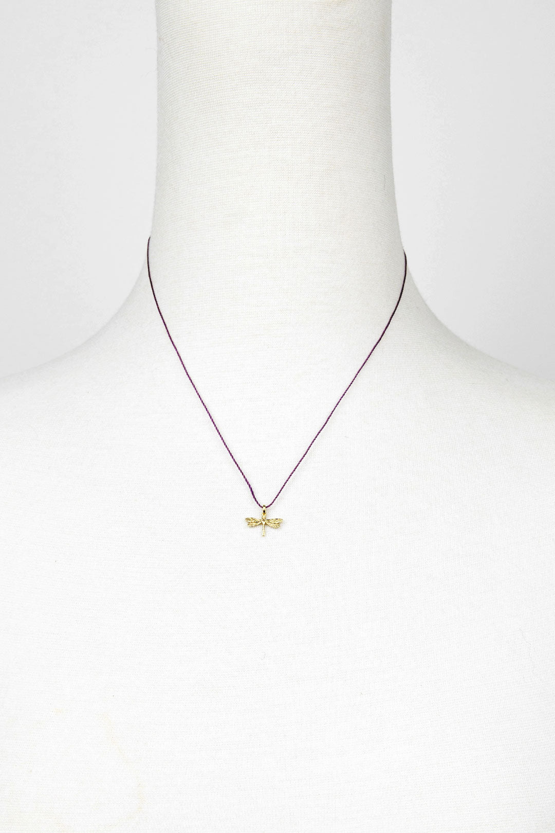 Gold Dragonfly Necklace