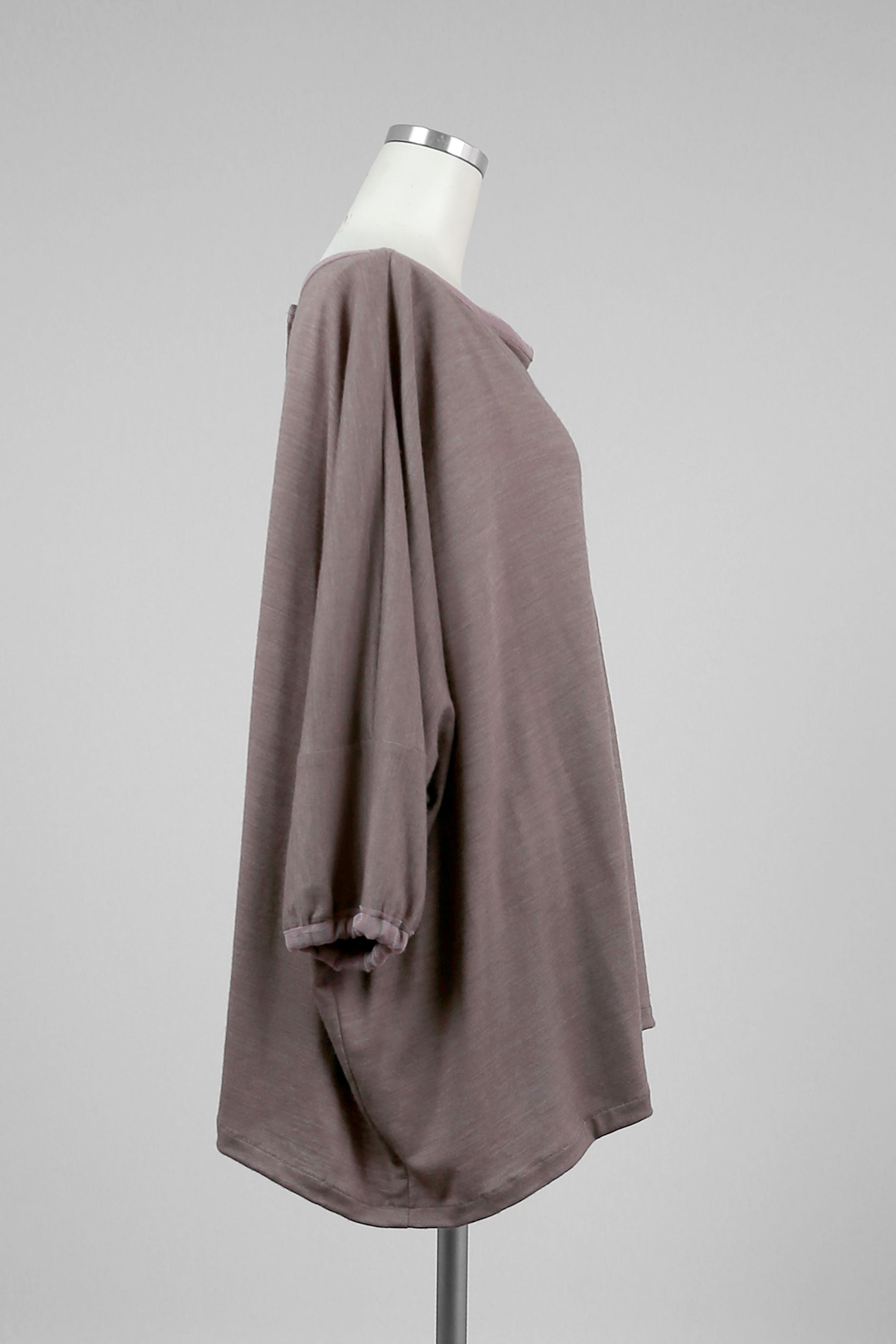 Medium Brown Oversized Top - Tae With Jane NY