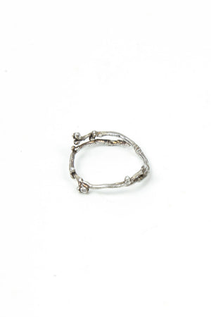 Silver Bud Ring