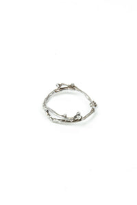 Silver Bud Ring