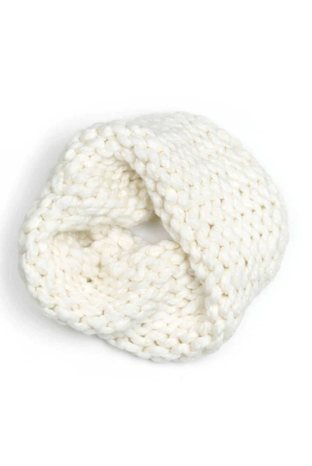 Puffy Hand-Knit Infinity Scarf - Tae With Jane NY