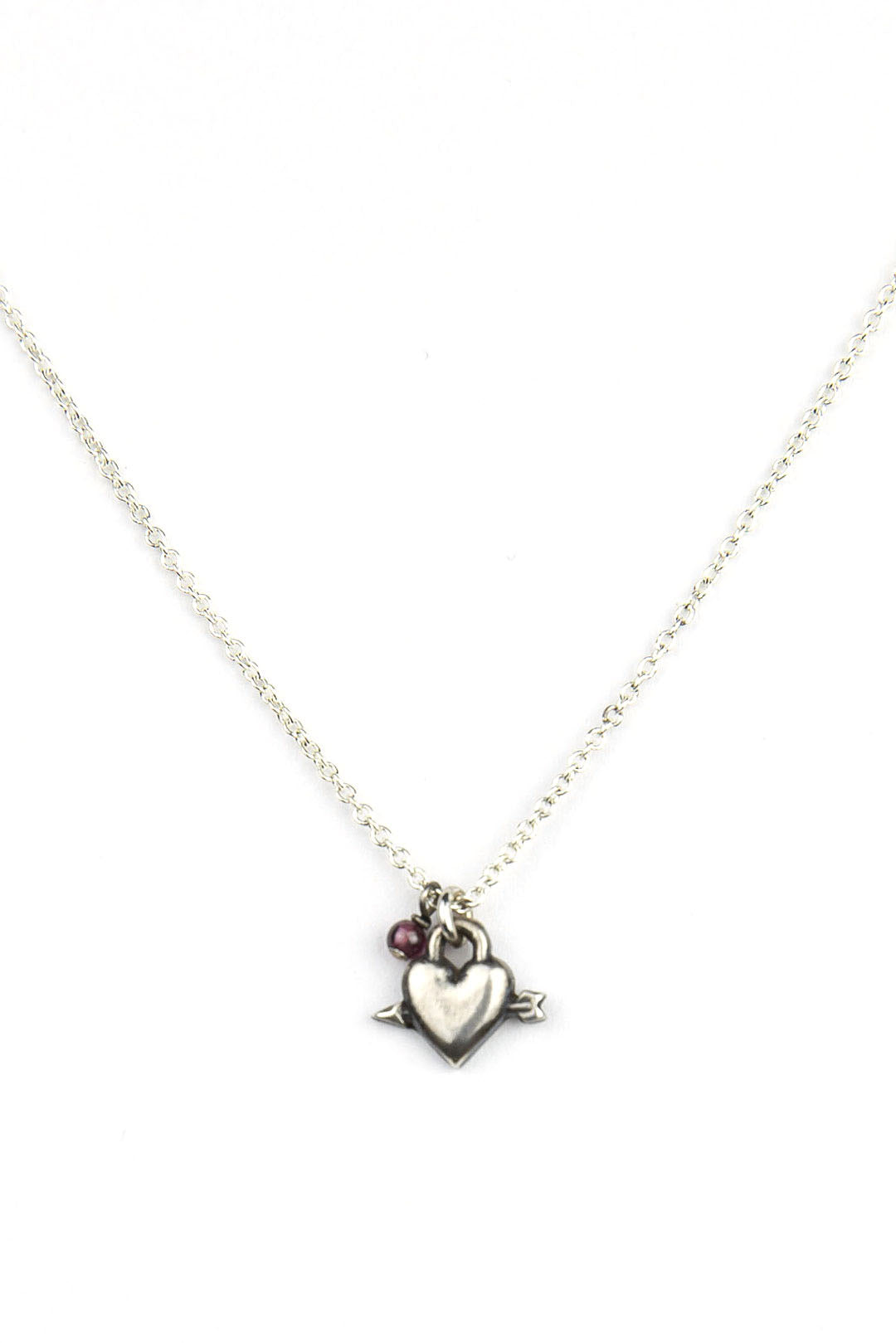 Silver Love Struck Necklace