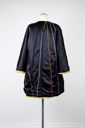 Golden Reversible  Faux Fur Coat